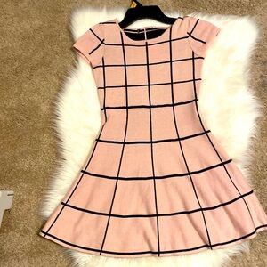 My Michelle Girls M Knit Sweater Dress Blush Pink